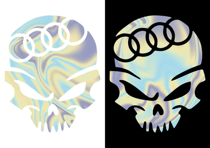 Sticker - AUDI SKULL