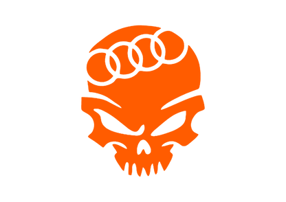 Sticker - AUDI SKULL