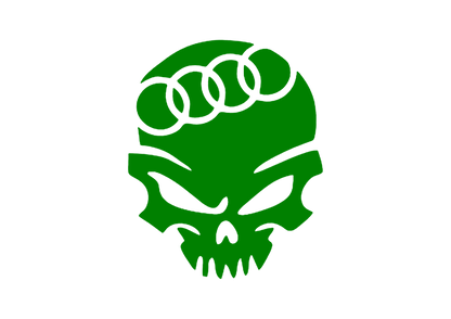 Sticker - AUDI SKULL
