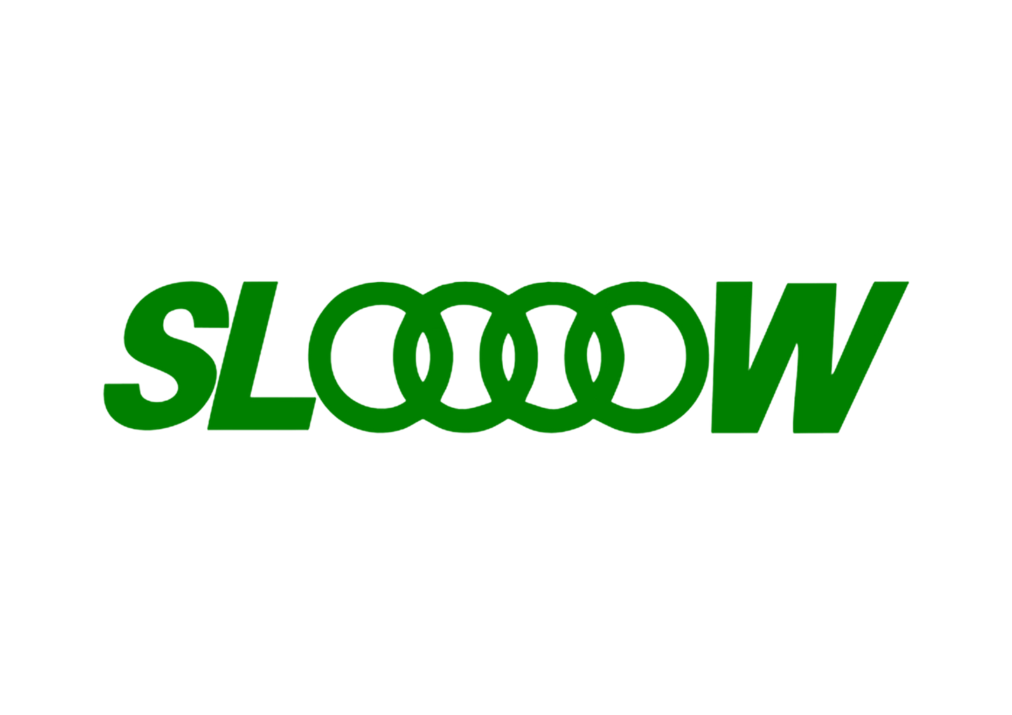 Sticker - AUDI SLOOOOW