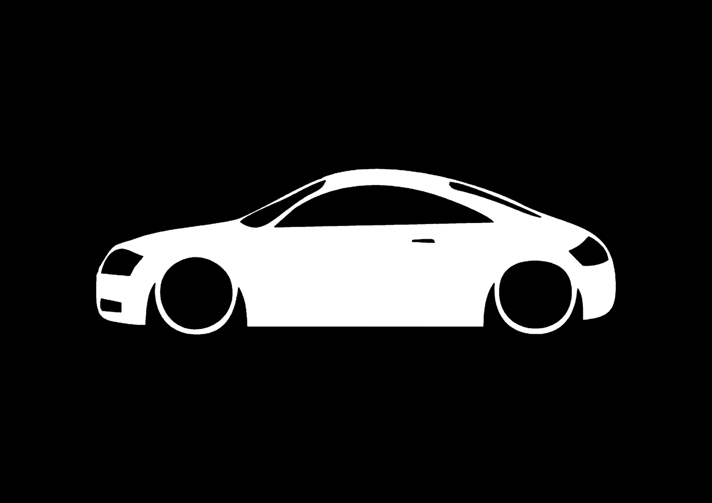 Sticker - SILUETA AUDI TT