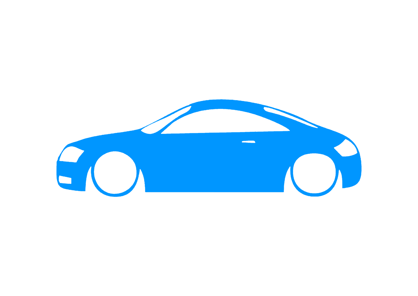 Sticker - SILUETA AUDI TT