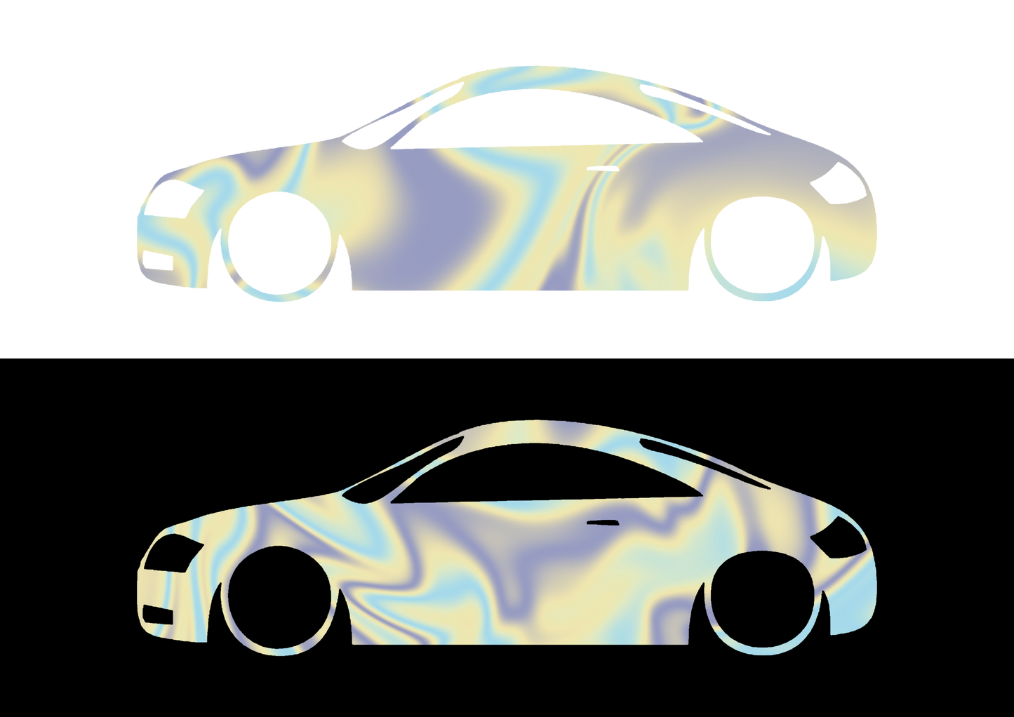 Sticker - SILUETA AUDI TT