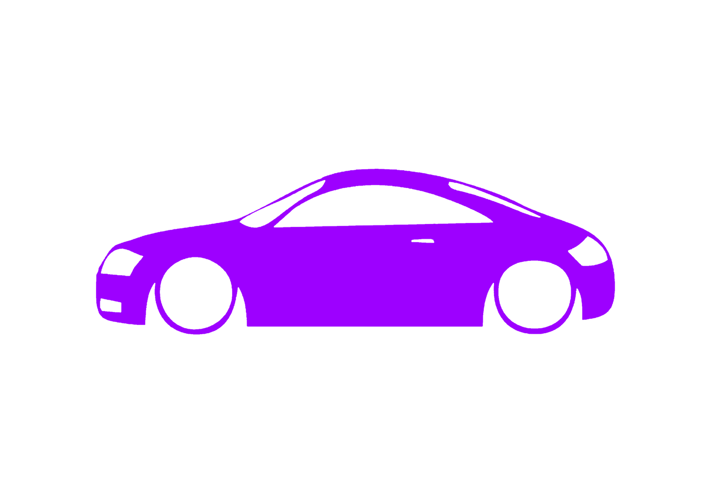 Sticker - SILUETA AUDI TT