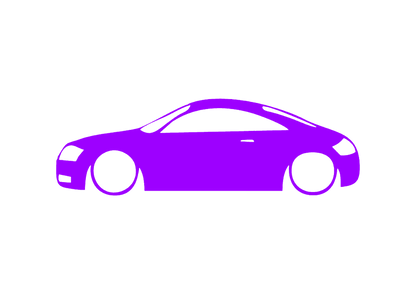 Sticker - SILUETA AUDI TT