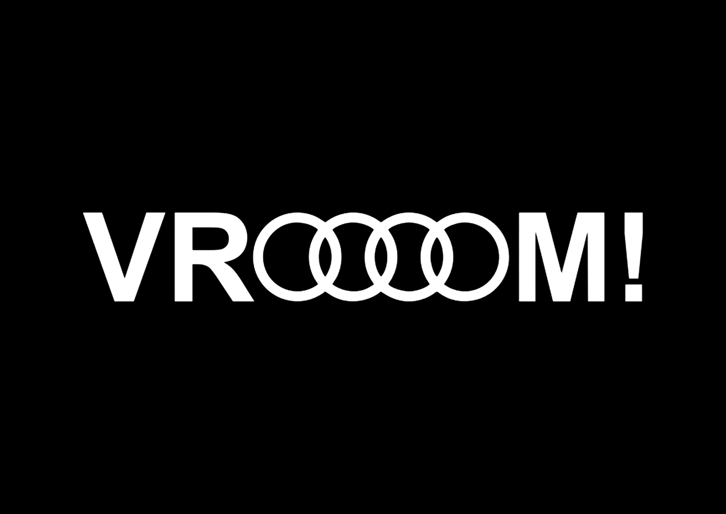 Sticker - AUDI VROOOOM