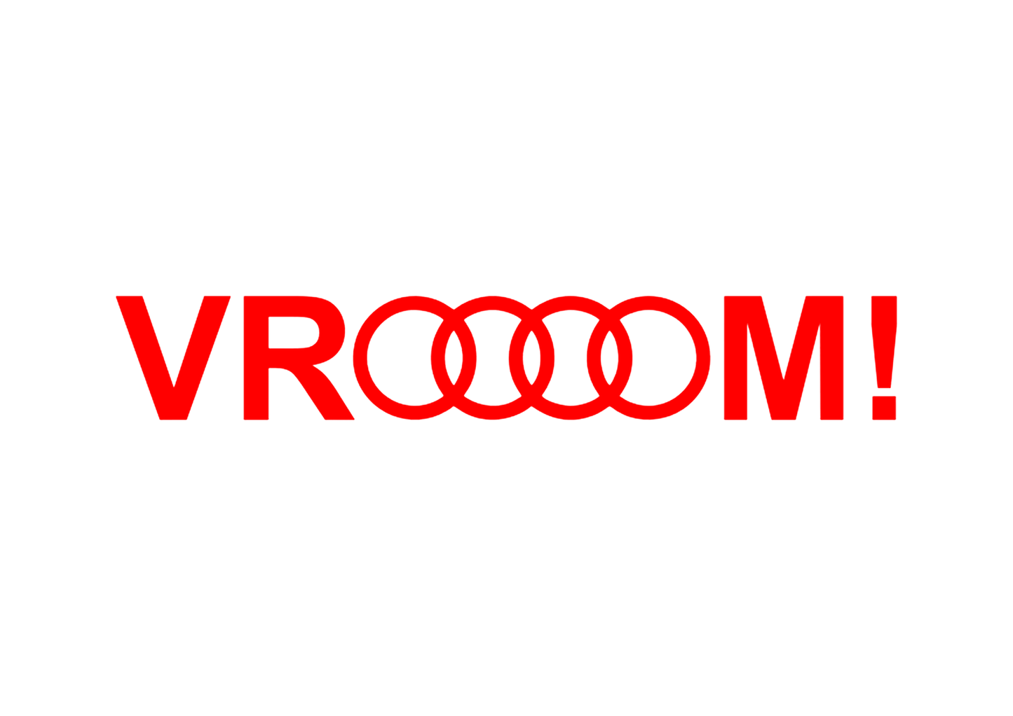 Sticker - AUDI VROOOOM
