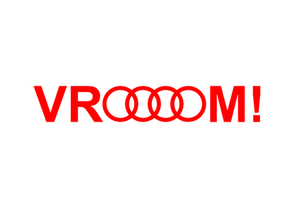 Sticker - AUDI VROOOOM
