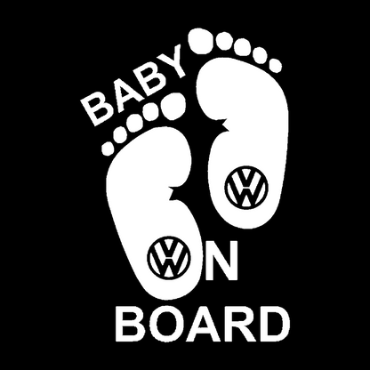 Sticker - BABY ON BOARD VOLKSWAGEN