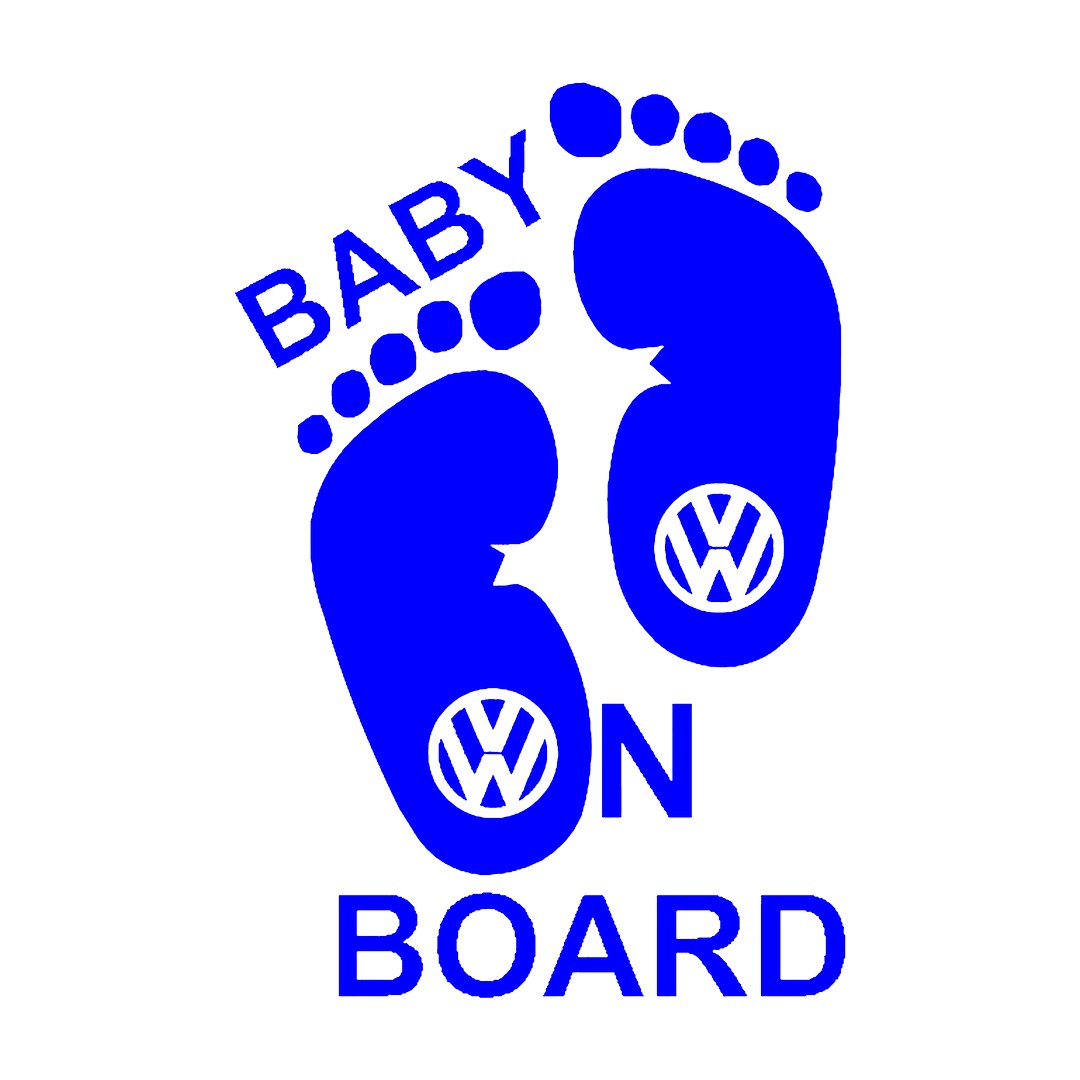 Sticker - BABY ON BOARD VOLKSWAGEN