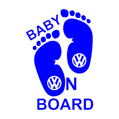 Sticker - BABY ON BOARD VOLKSWAGEN