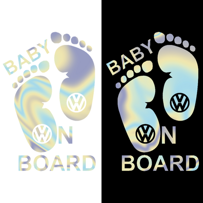Sticker - BABY ON BOARD VOLKSWAGEN
