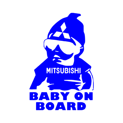 Sticker - MITSUBISHI BABY ON BOARD