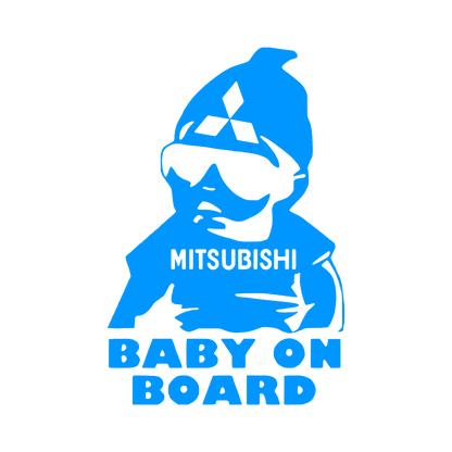 Sticker - MITSUBISHI BABY ON BOARD