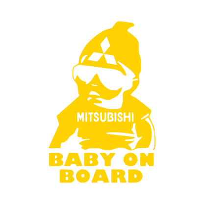 Sticker - MITSUBISHI BABY ON BOARD