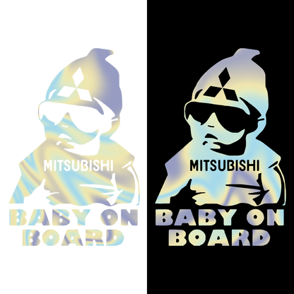 Sticker - MITSUBISHI BABY ON BOARD