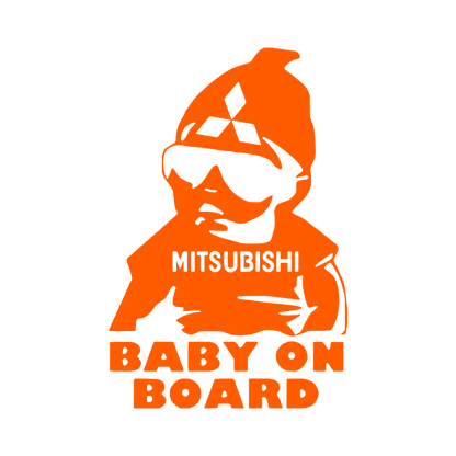 Sticker - MITSUBISHI BABY ON BOARD
