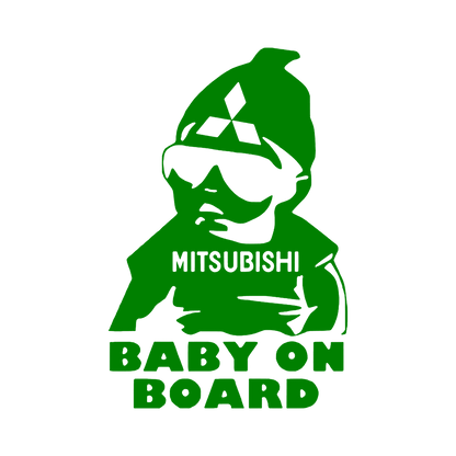 Sticker - MITSUBISHI BABY ON BOARD