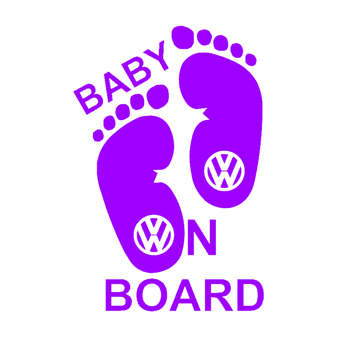 Sticker - BABY ON BOARD VOLKSWAGEN