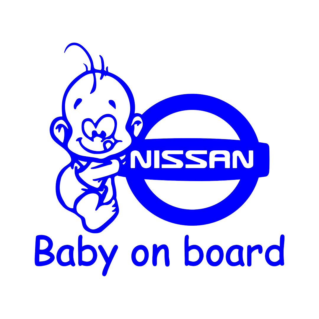 Sticker - BABY ON BOARD NISSAN