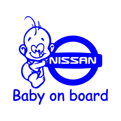 Sticker - BABY ON BOARD NISSAN