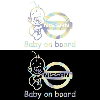 Sticker - BABY ON BOARD NISSAN