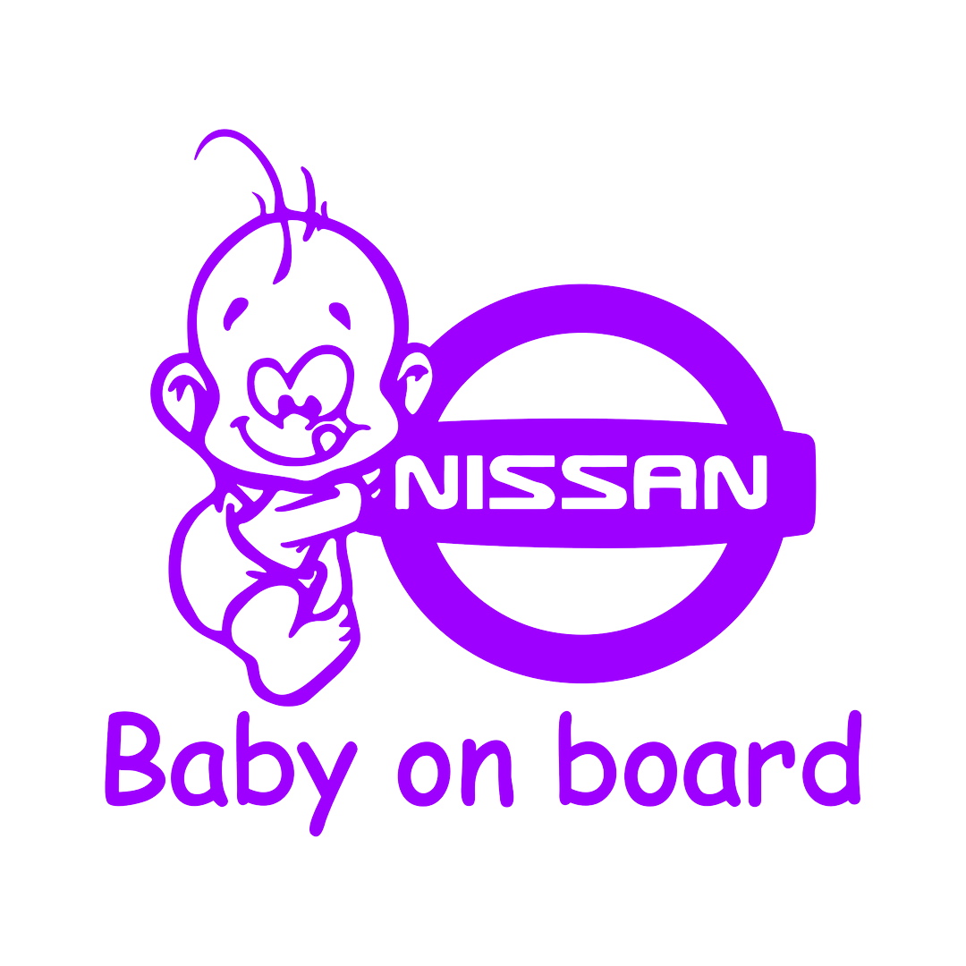 Sticker - BABY ON BOARD NISSAN