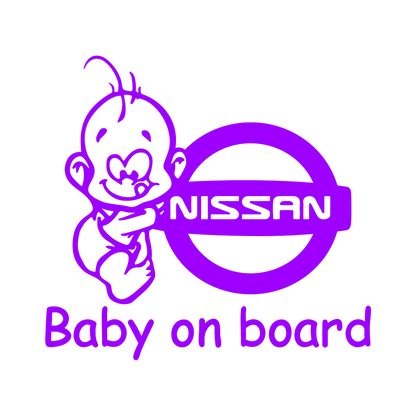 Sticker - BABY ON BOARD NISSAN