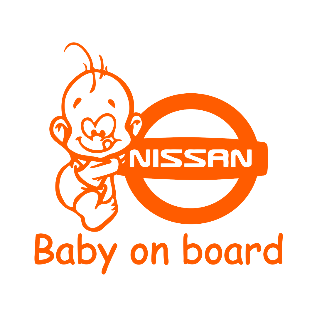 Sticker - BABY ON BOARD NISSAN
