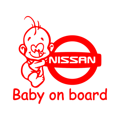 Sticker - BABY ON BOARD NISSAN