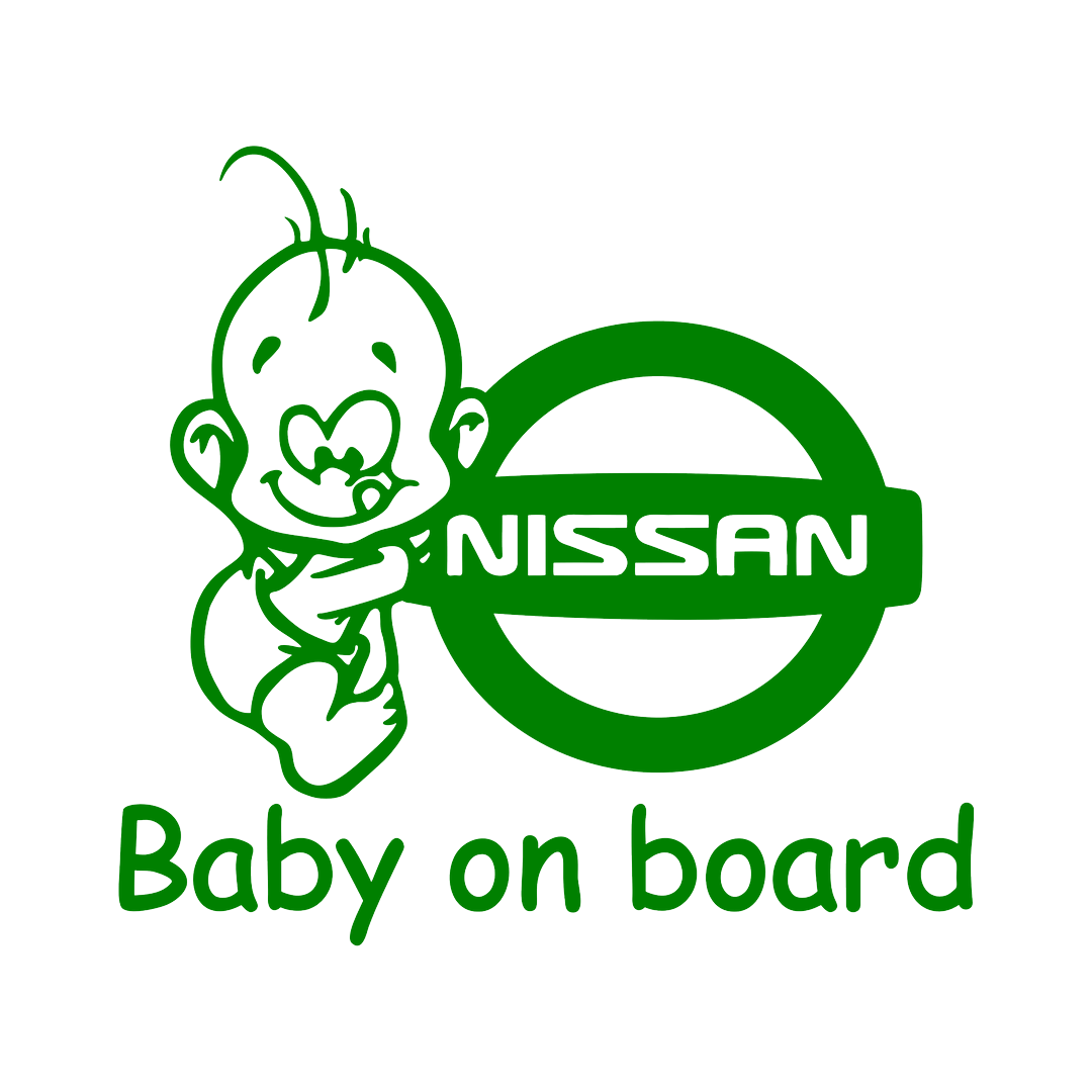 Sticker - BABY ON BOARD NISSAN