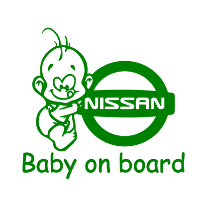 Sticker - BABY ON BOARD NISSAN
