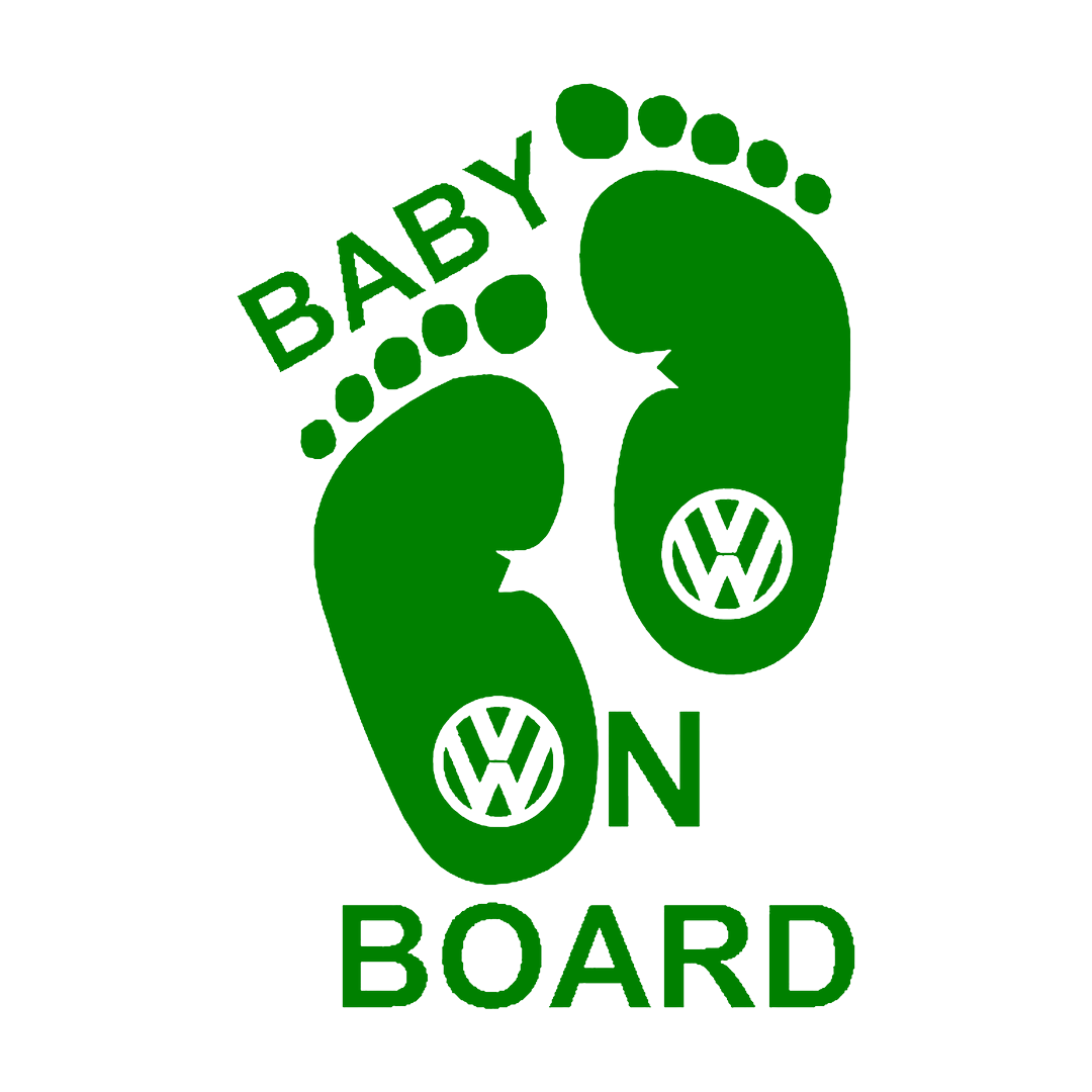 Sticker - BABY ON BOARD VOLKSWAGEN