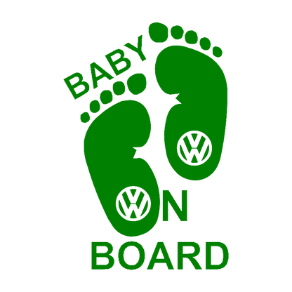 Sticker - BABY ON BOARD VOLKSWAGEN