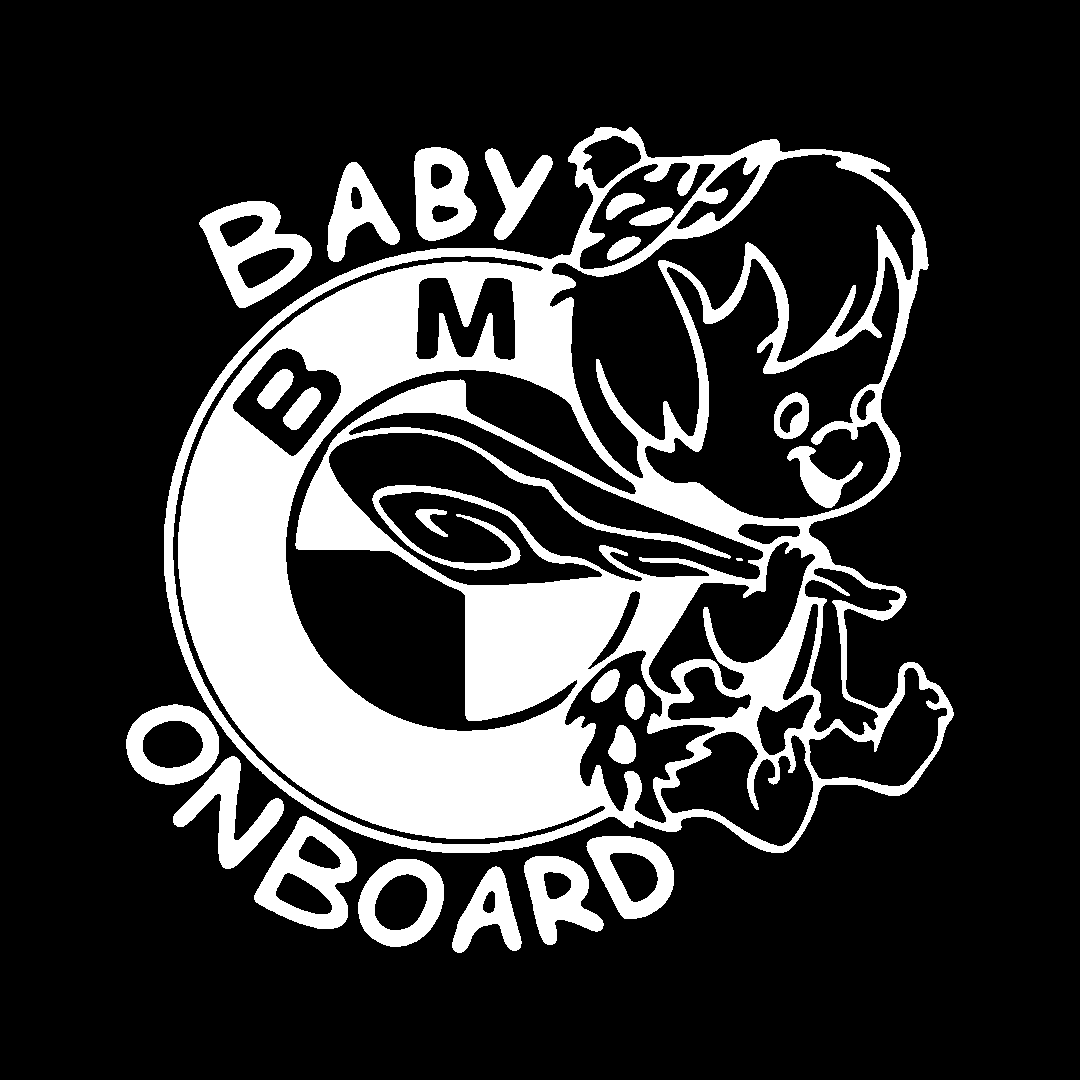 Sticker - BABY ON BOARD BMW 2