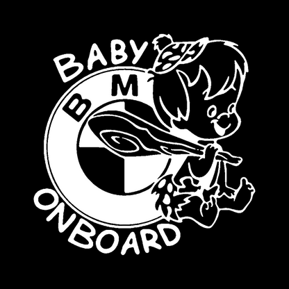 Sticker - BABY ON BOARD BMW 2