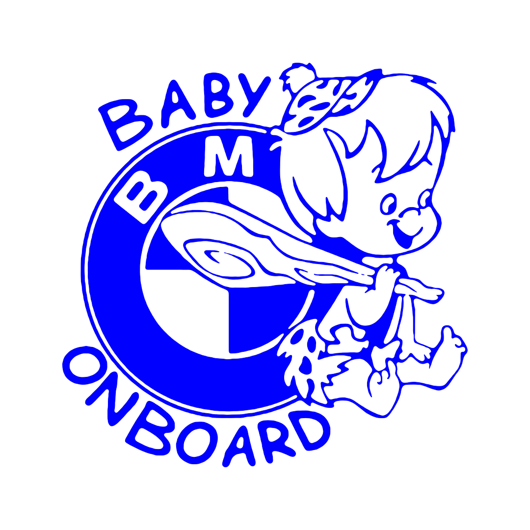 Sticker - BABY ON BOARD BMW 2