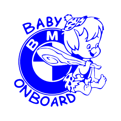 Sticker - BABY ON BOARD BMW 2
