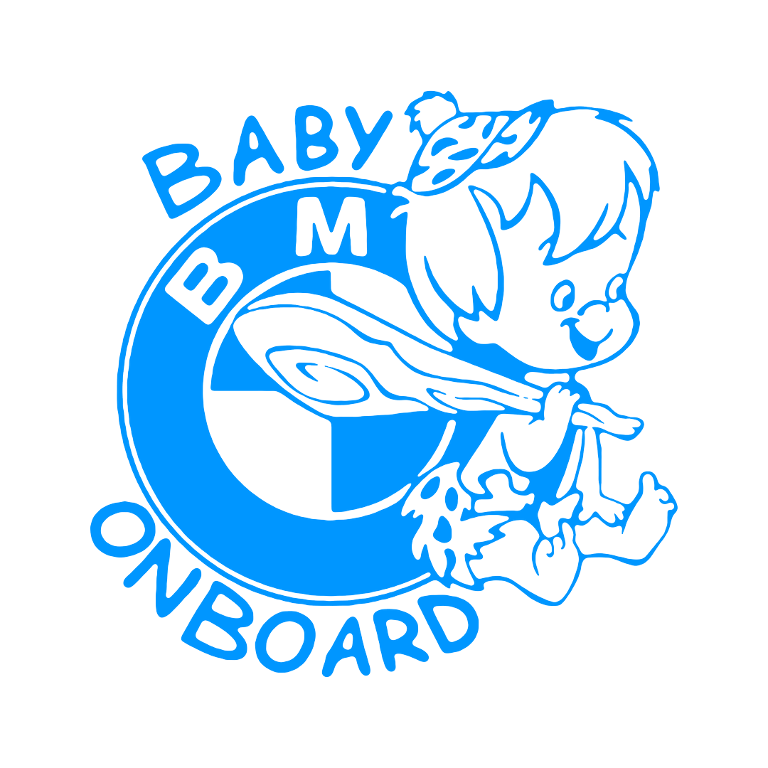 Sticker - BABY ON BOARD BMW 2
