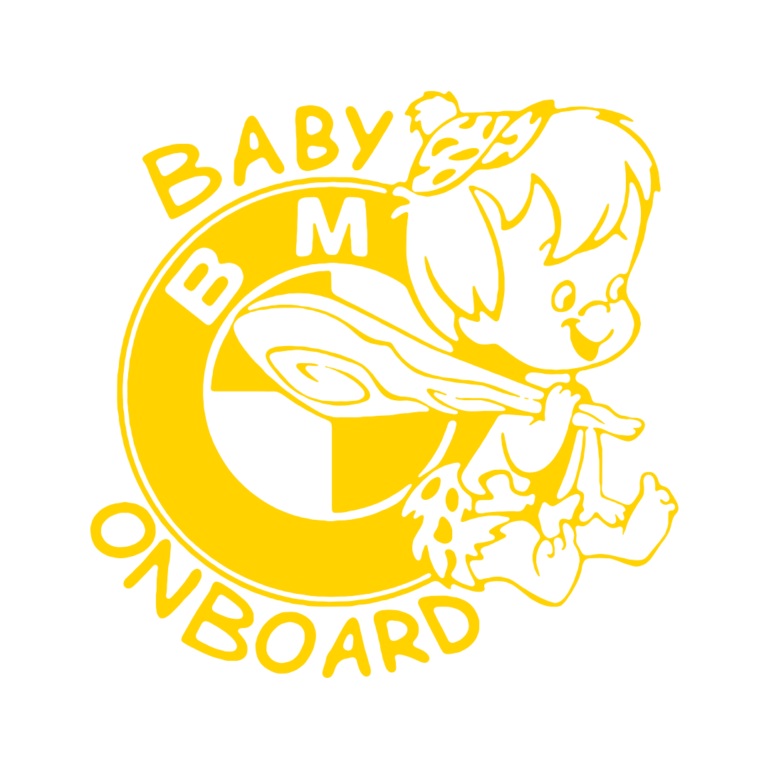 Sticker - BABY ON BOARD BMW 2
