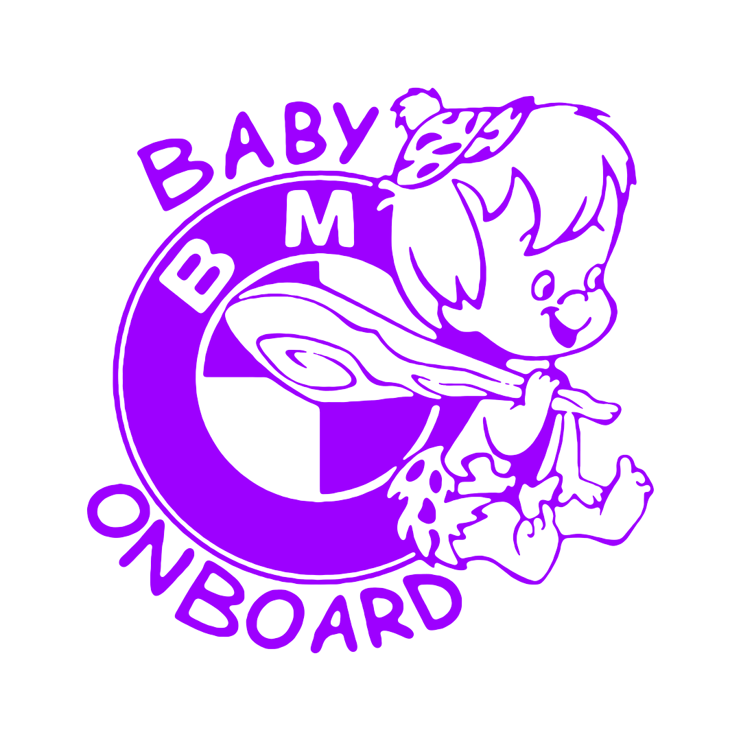Sticker - BABY ON BOARD BMW 2