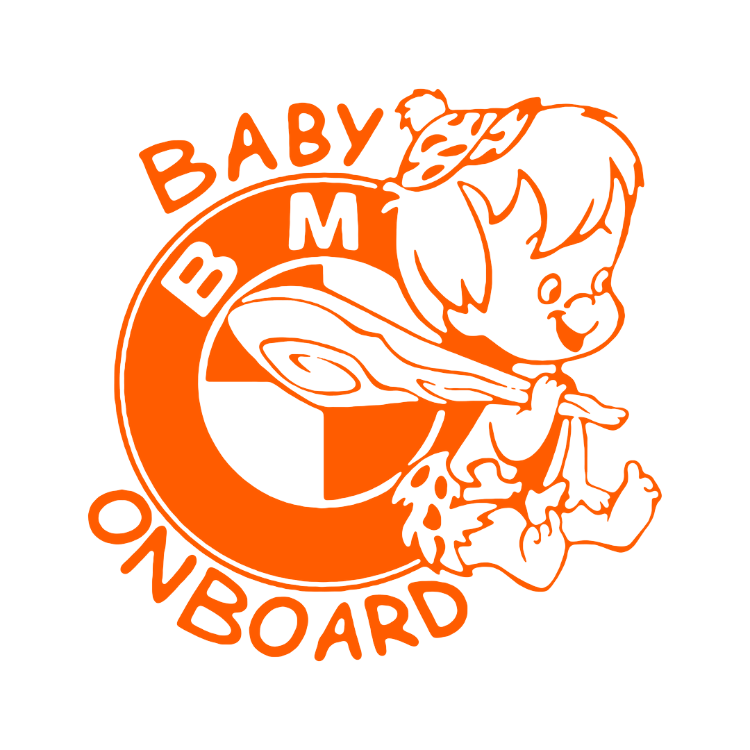 Sticker - BABY ON BOARD BMW 2