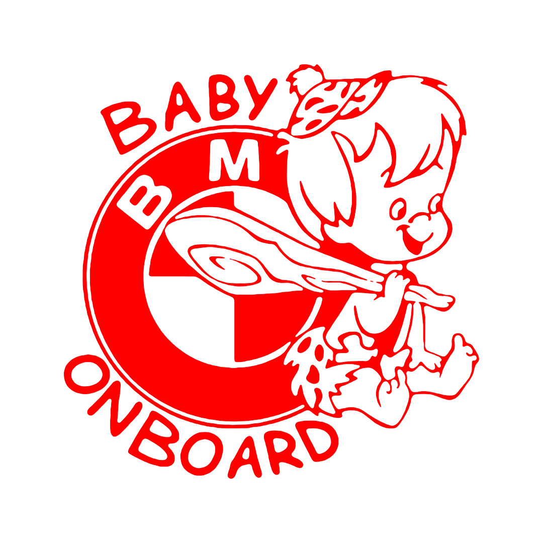 Sticker - BABY ON BOARD BMW 2