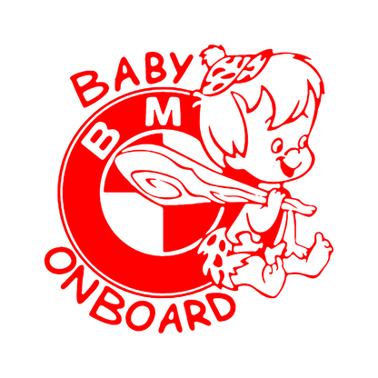 Sticker - BABY ON BOARD BMW 2