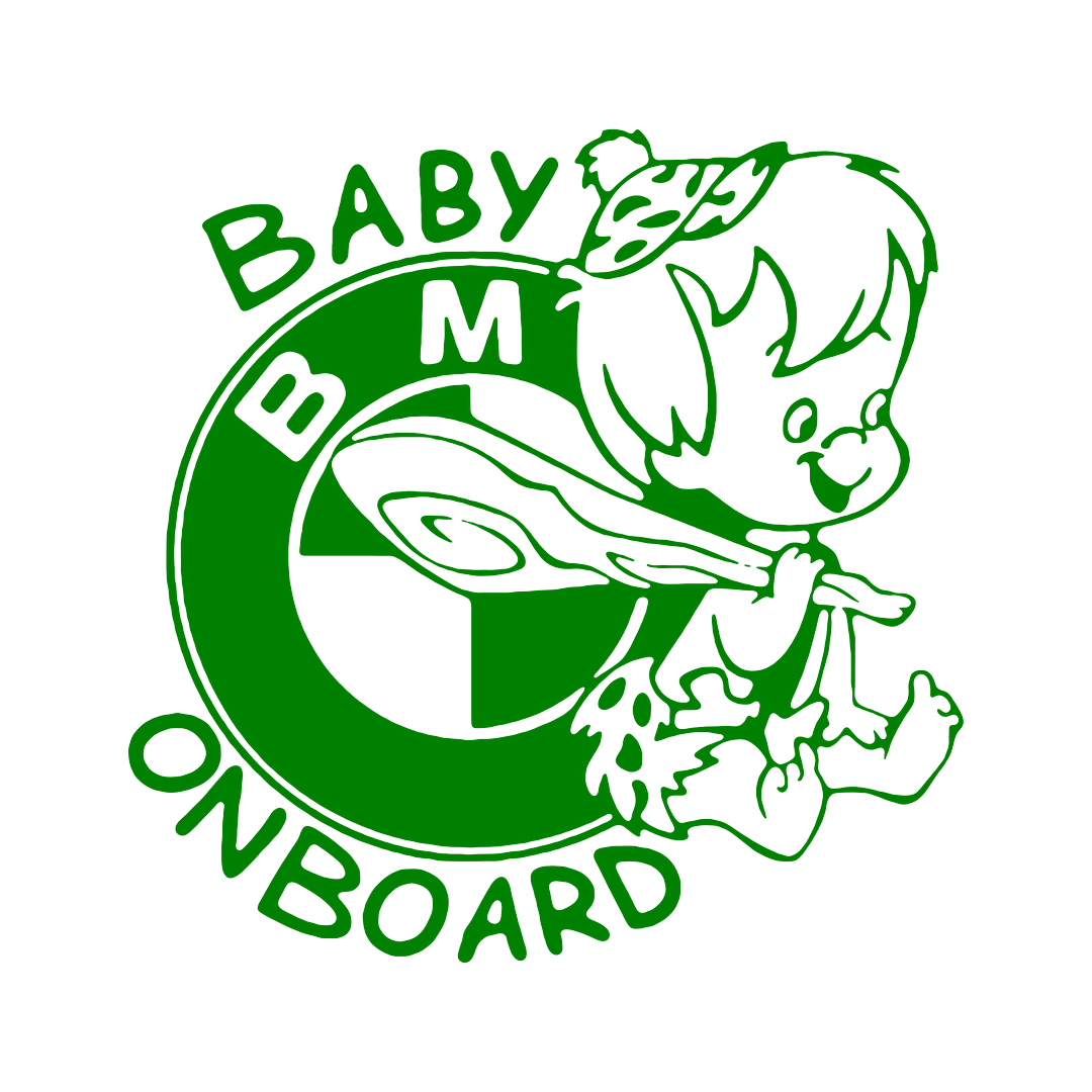 Sticker - BABY ON BOARD BMW 2