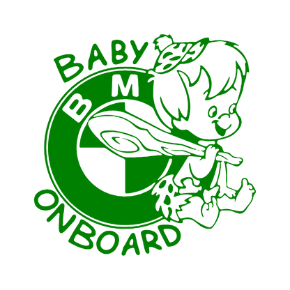 Sticker - BABY ON BOARD BMW 2