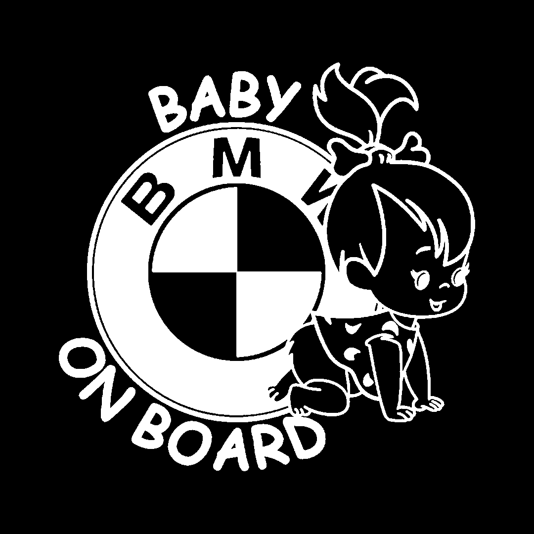 Sticker - BABY ON BOARD BMW 3