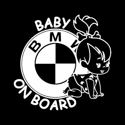 Sticker - BABY ON BOARD BMW 3