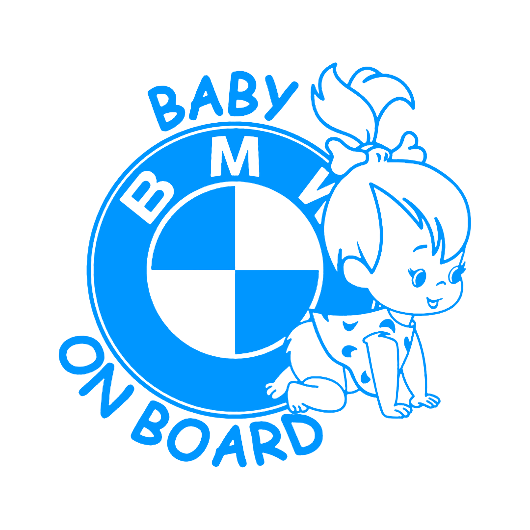 Sticker - BABY ON BOARD BMW 3