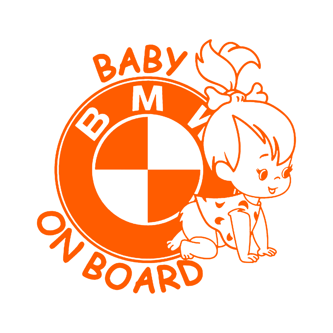 Sticker - BABY ON BOARD BMW 3
